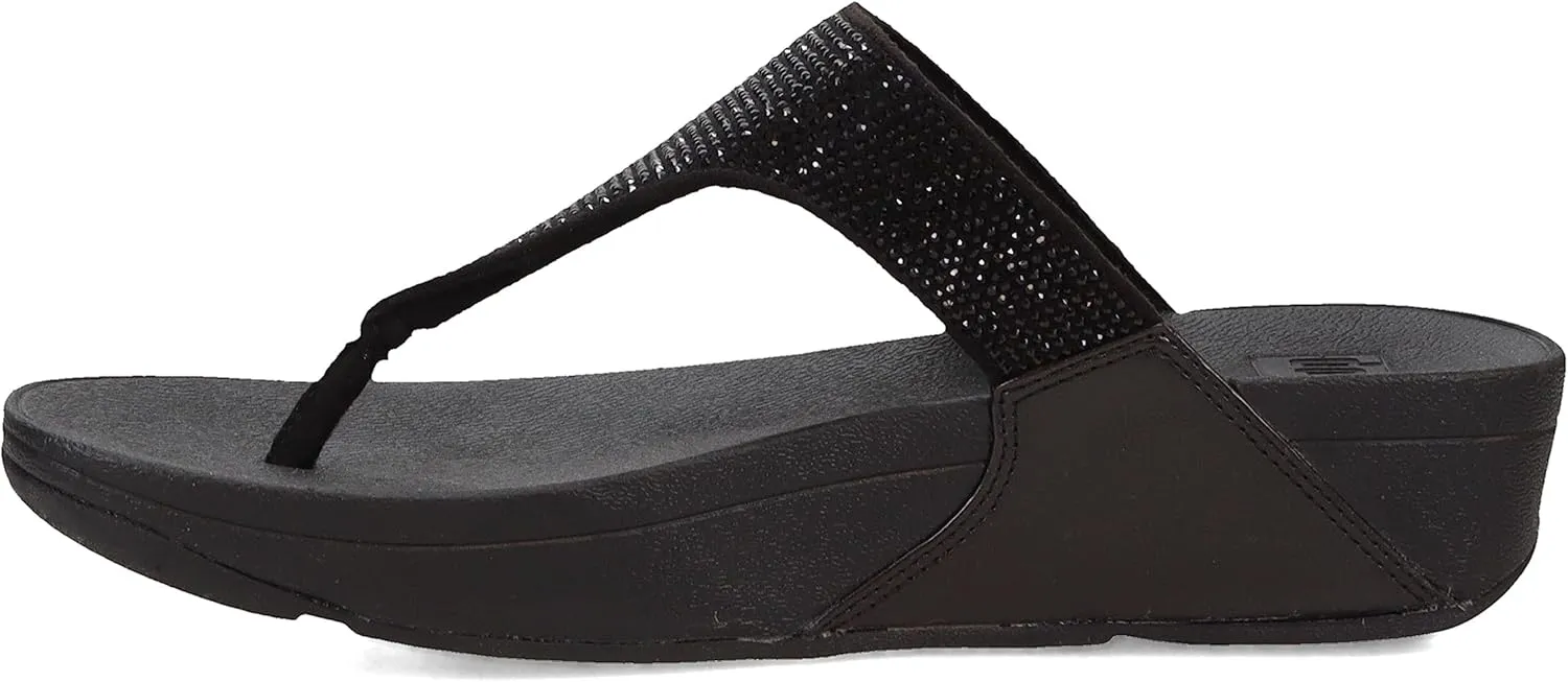 FitFlop Women's LULU Crystal Embellished Toe-Post Sandals