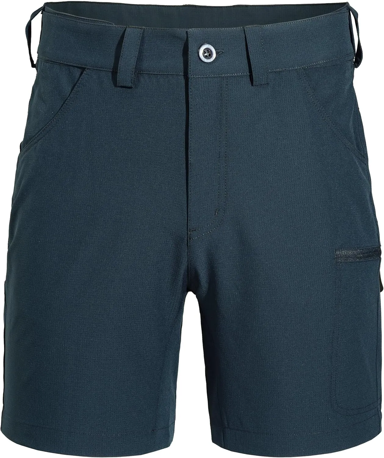 FitsT4 Sports Mens Shorts 7 Inch Inseam Stretch Water Resistant Hiking Cargo Shorts with Elastic Waistband