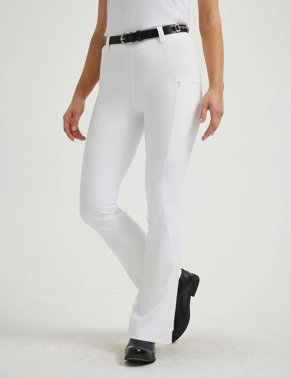 FitsT4 Sports Women's Bootcut Horse Riding Pants Full Seat Equestrian Breeches Summer Riding Tights