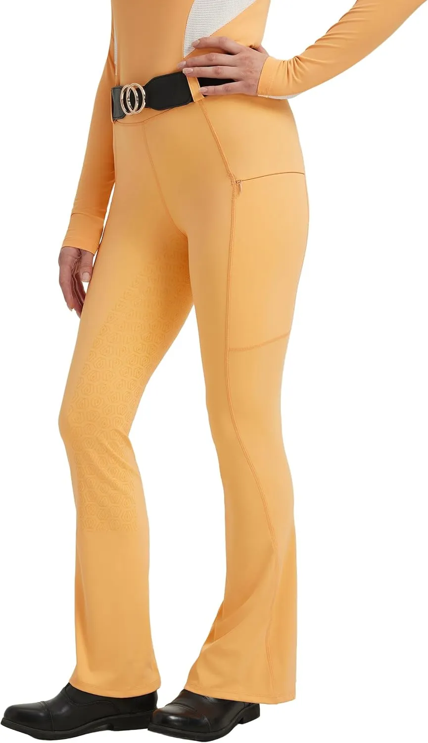 FitsT4 Sports Women's Bootcut Horse Riding Pants Full Seat Equestrian Breeches Summer Riding Tights