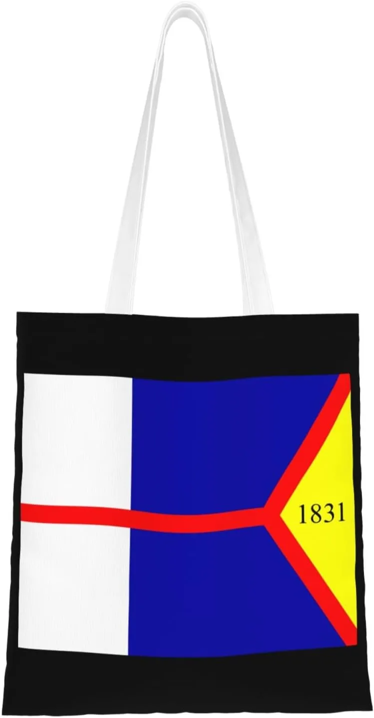Flag Of Athens, Pennsylvania Tote Bag for Women Canvas Tote Bags Reusable Shopping Bags Use For Shopping The Tote Bag,Grocery Bags,DIY Gift Bags