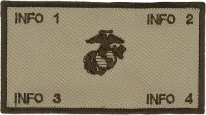 Flak Jacket Identification Patch/Tag with 2.25" x 4" Hook Fastener (Military-Inspired, 1 Piece, Rectangular, Identification Tag, Patch)