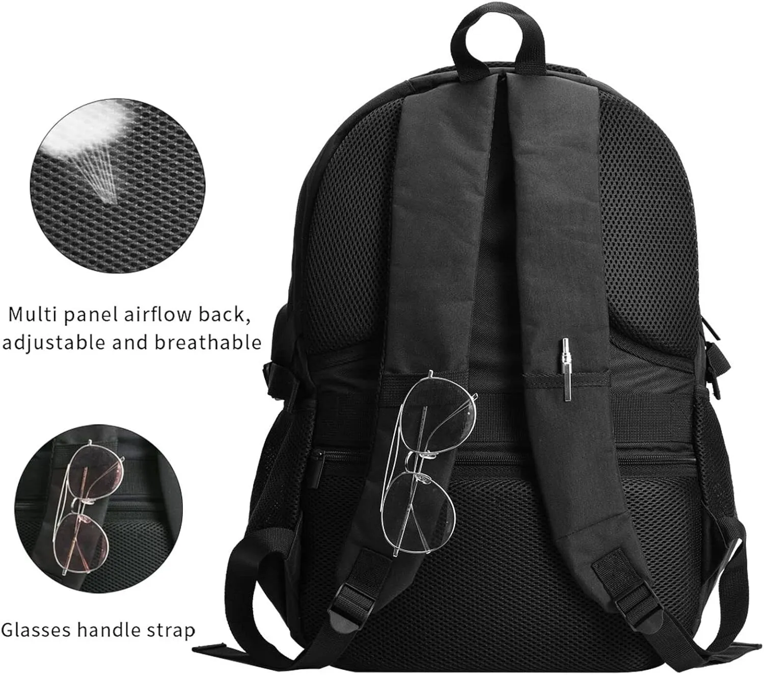 Flamingo Travel Laptop Backpack,18 Inch Carry on Backpack for Men Women with USB Port, Work Computer Backpack