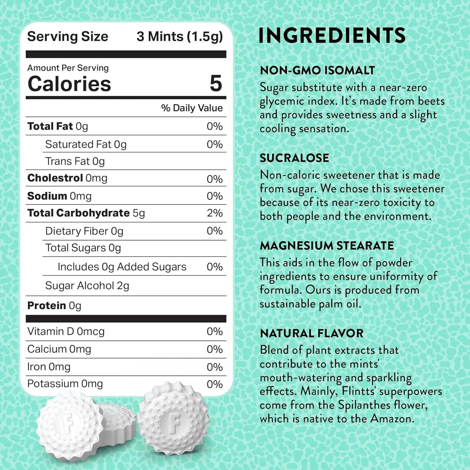 Flintts Mints Strawberry Stash (2x Refill Strawberry Magic) - Sugar Free & Vegan, Mouth Watering Breath Freshener Mints for Oral Health - Healthy Candy Alternative - Pocket Size - Dry Mouth Products