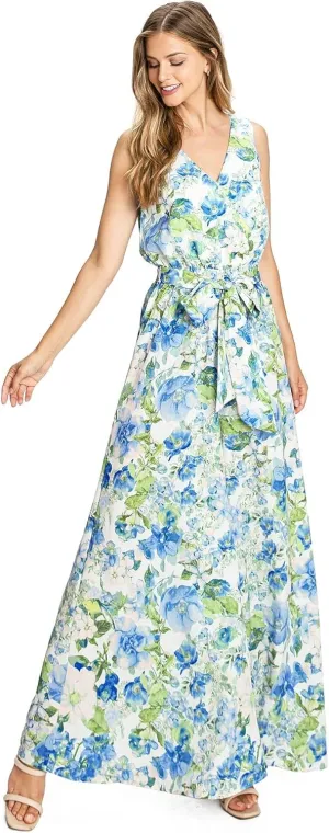 Flying Tomato Love Colette Women's Garden Party Special Occasion Floral Wide-Leg Jumpsuit