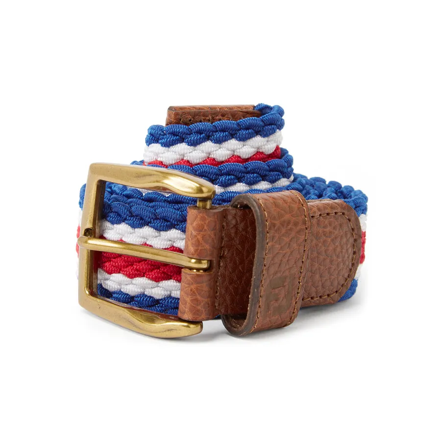 Footjoy Men's Golf Belt | Striped Braided