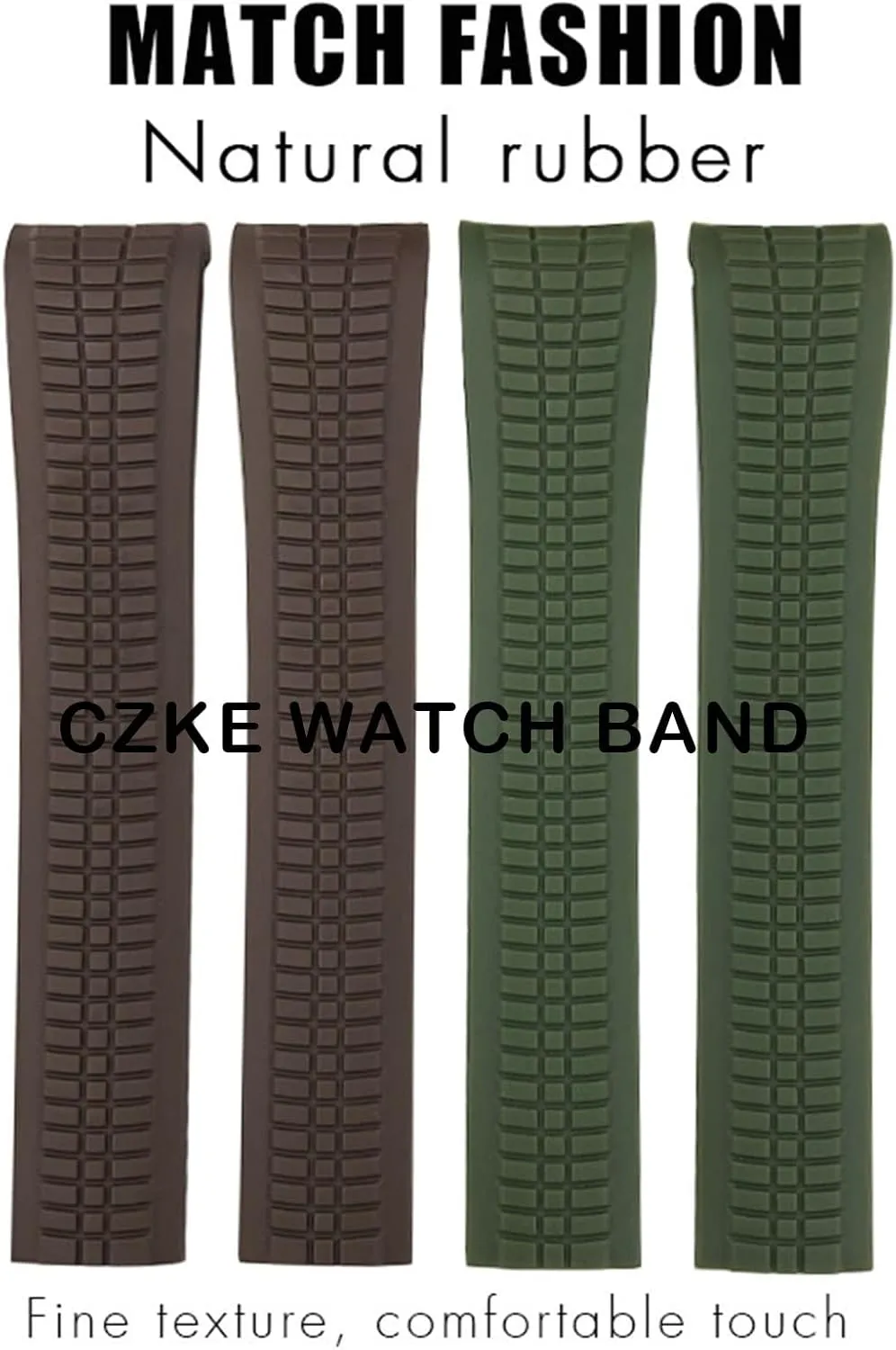 For 5167A-001 Metal Pins Watch Belt 21mm Rubber Watchband