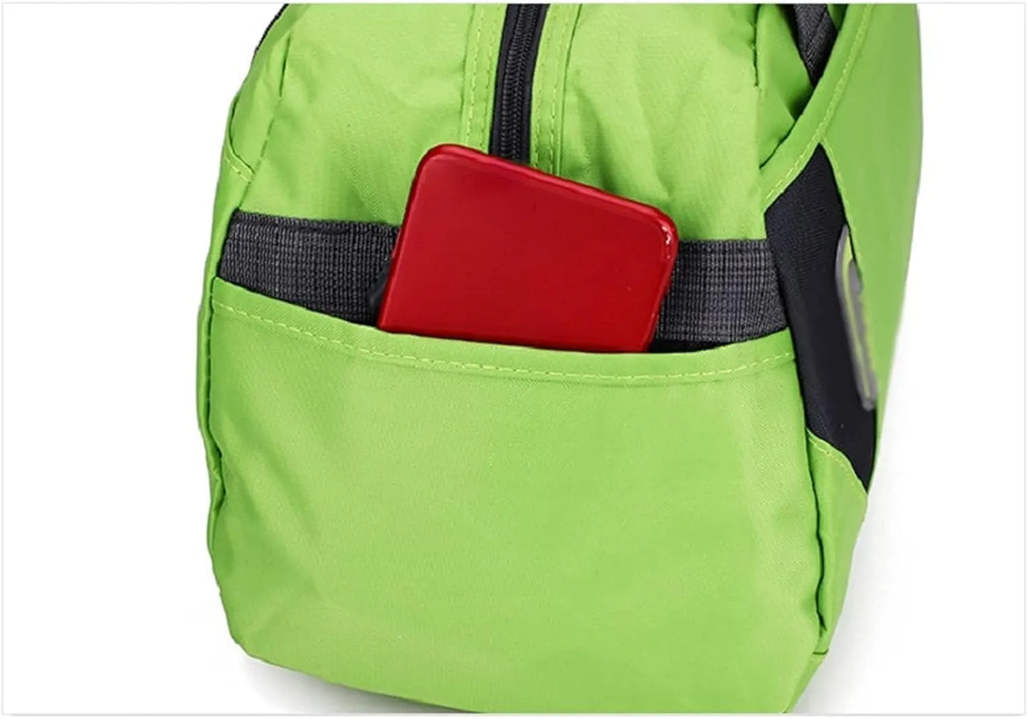 for Women Fashion Men Training Gym Bag Nylon Ultralight Travel Sports Bags for Fitness Yoga Handbag Short Trip Luggage (Green-Medium)