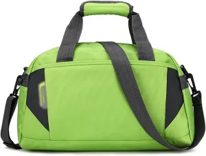 for Women Fashion Men Training Gym Bag Nylon Ultralight Travel Sports Bags for Fitness Yoga Handbag Short Trip Luggage (Green-Medium)
