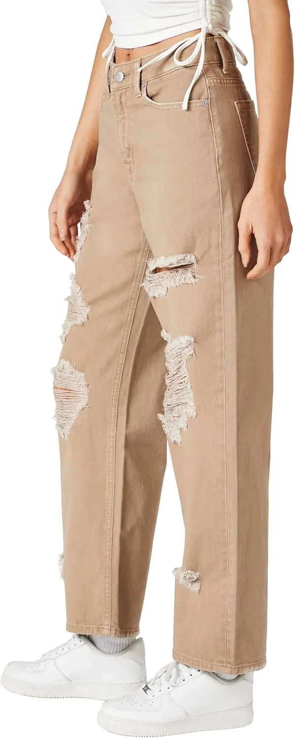 Forever 21 Women's Recycled Cotton Wide-Leg Jeans
