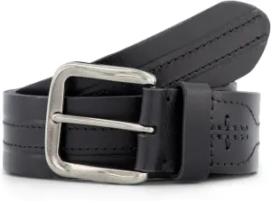 Frye Men's 40mm Leather Heat Press with Stitch Detail Belt