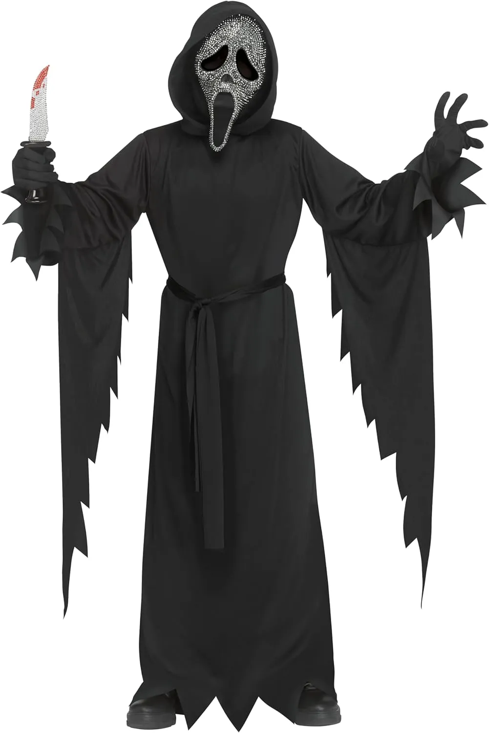 Fun World Boys Boys' Ghost Face Bling Costume