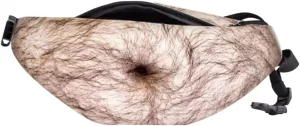 Funny Belly Design Women's Anti-theft Waist Bag Money Pouch for Travel Casual Shoulder Bag Holder (06)