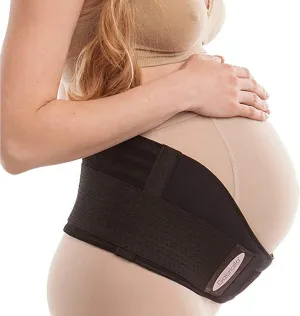 GABRIALLA Cotton Lined Pregnancy Belly Band for Pregnant Women, Soft & Breathable, Pregnancy Must Haves Belly Support Band for Abdominal, Pelvic, Waist, Back Pain - Adjustable Maternity Support Belt