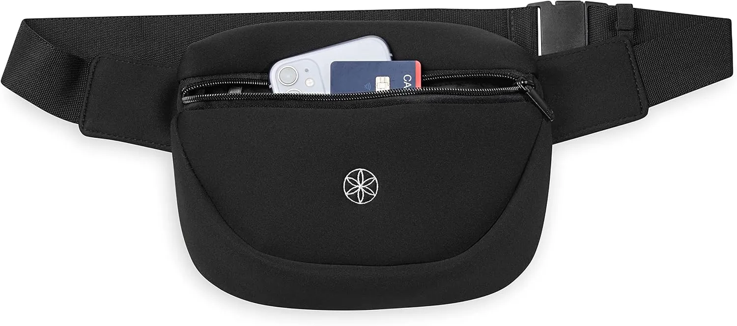Gaiam Altitude Waist Pack - Storage Belt Bag for Women And Men - Adjustable Belt With Lightweight Pouch For Storing Essentials