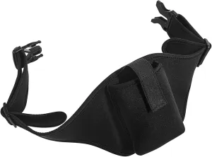 Garneck Pack Mic Belt Adjustable Waist Pack for Fitness Neoprene Microphone Carrier Bag with Front Pocket for Keys and Phones for Yoga Running and Outdoor Activities