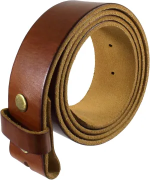 Gelante Genuine Full Grain Leather Belt Strap without Belt Buckle