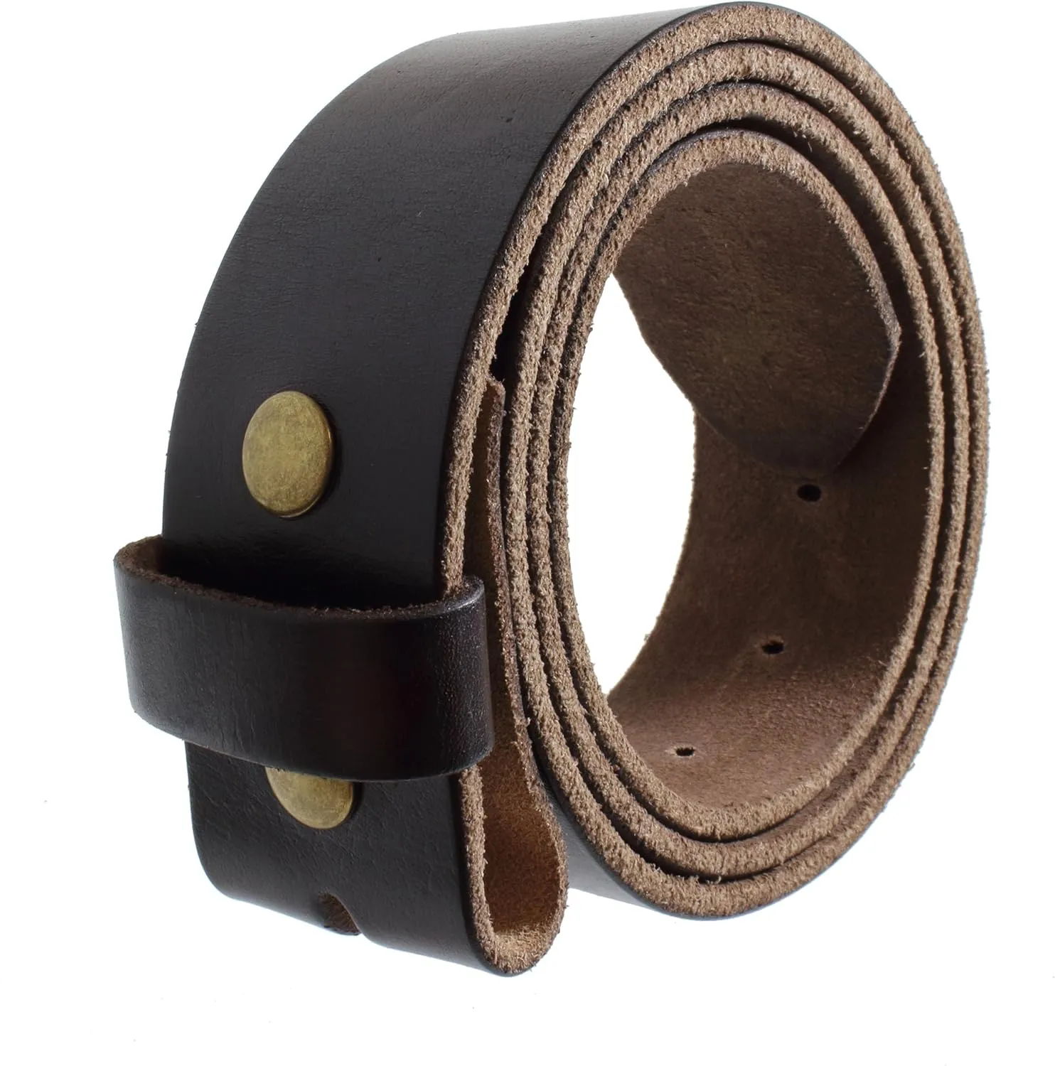 Gelante Genuine Full Grain Leather Belt Strap without Belt Buckle
