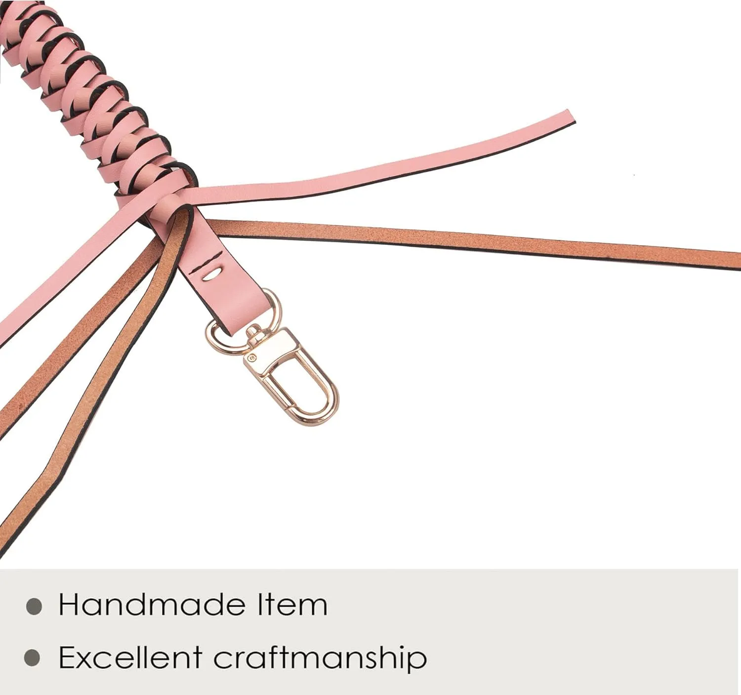 Genuine Leather Braided Handle compatible with Neonoe Strap for Metis Noe BB NM Beaubourg Hobo