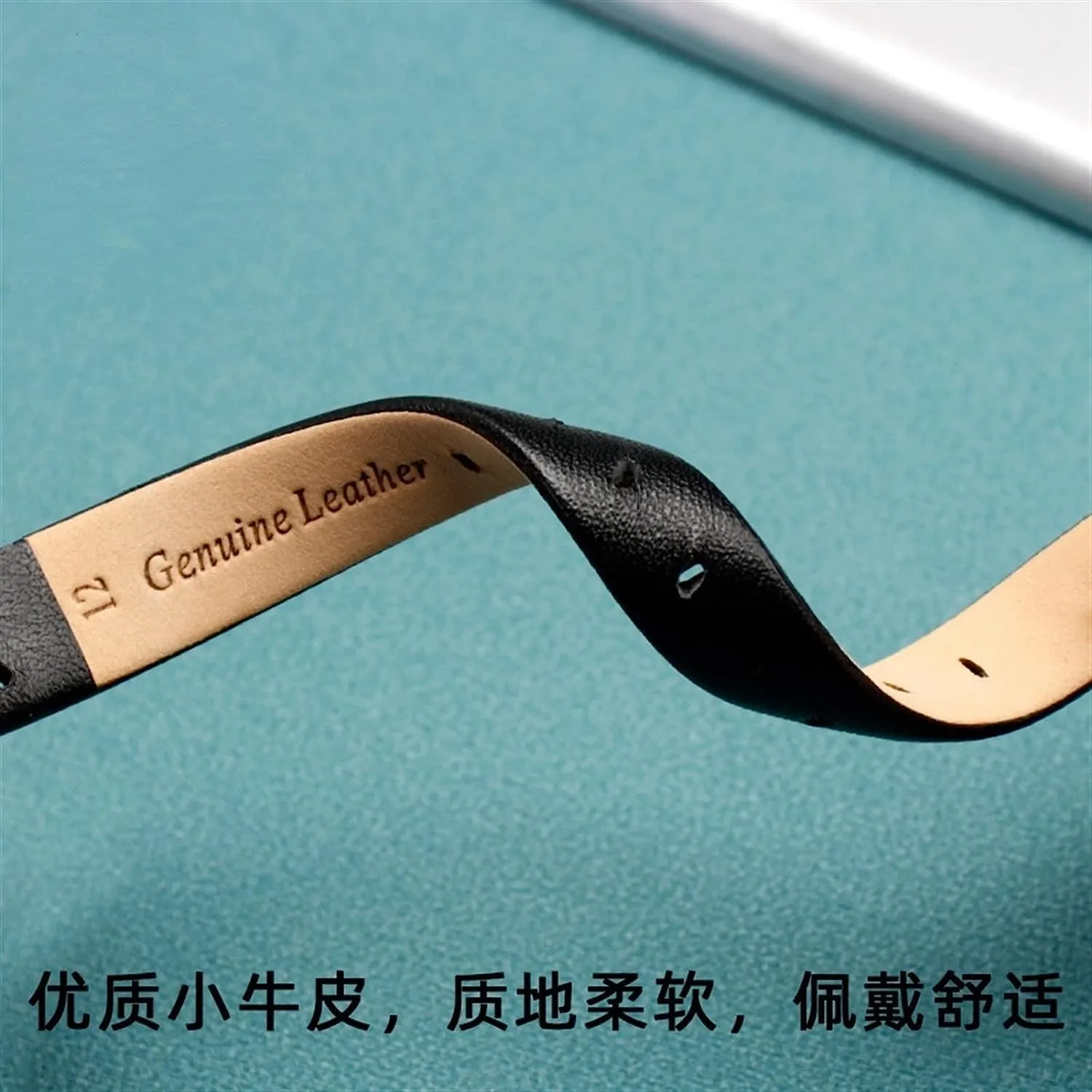 Genuine Leather Watchband for AK Girl Simple Elegant Belt Small Dial Retro Watch strap
