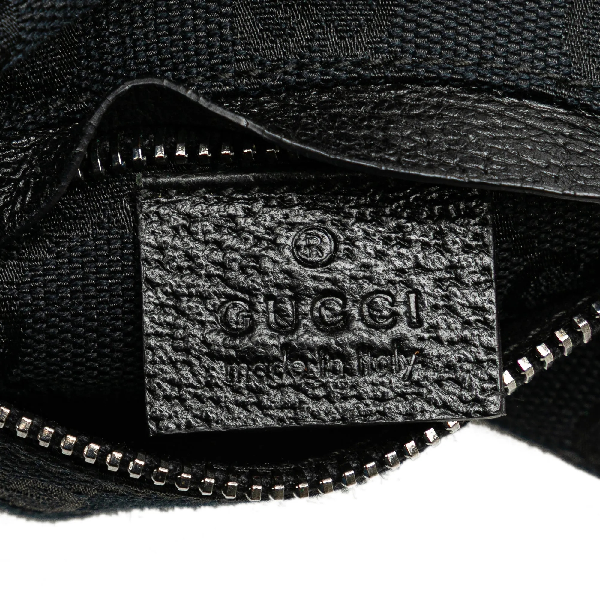 GG Canvas Double Pocket Belt Bag