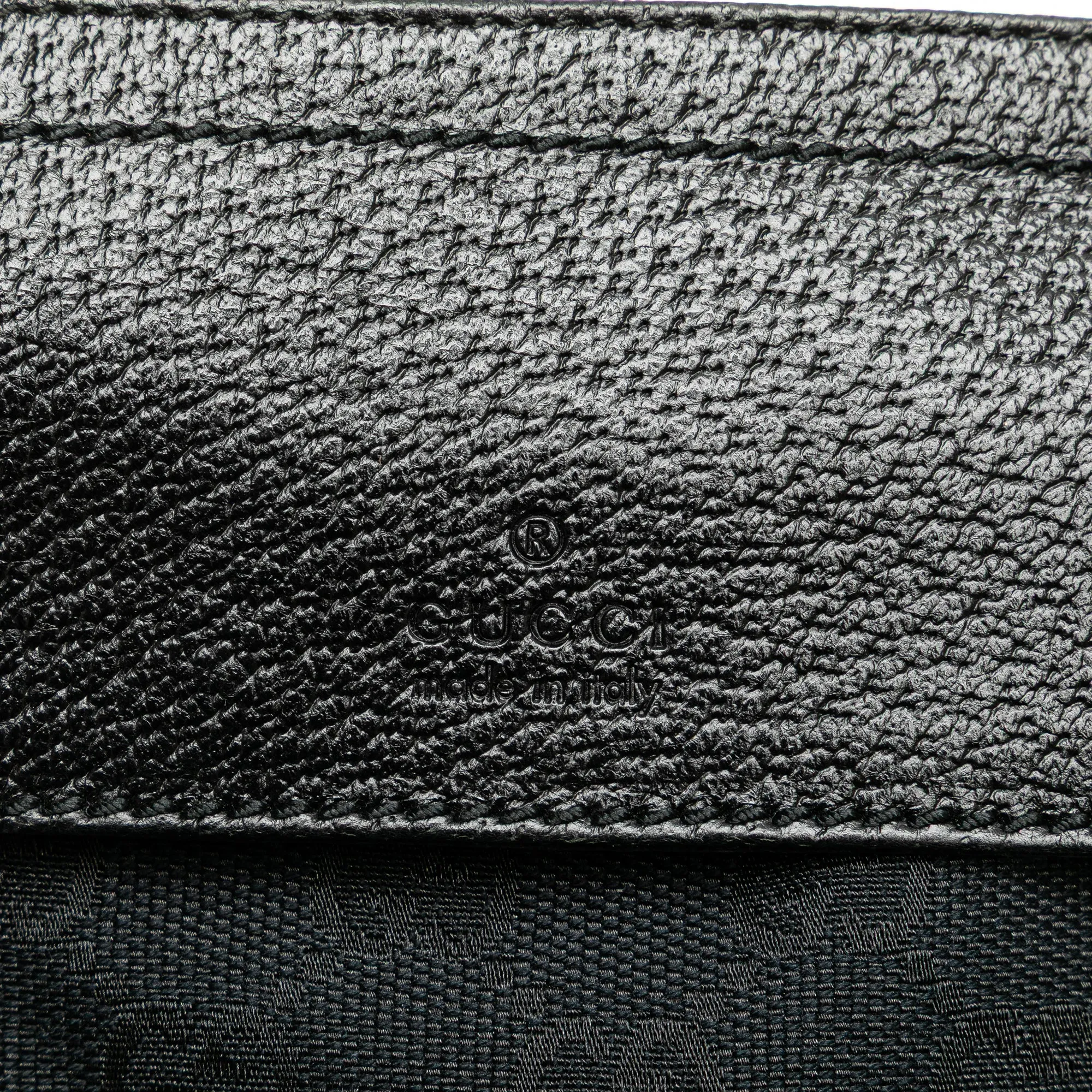 GG Canvas Double Pocket Belt Bag