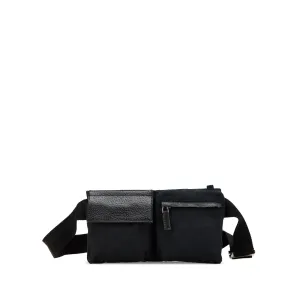 GG Canvas Double Pocket Belt Bag