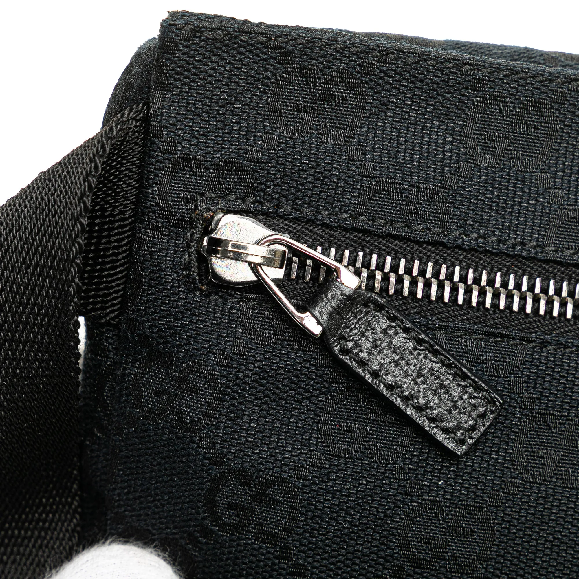 GG Canvas Double Pocket Belt Bag
