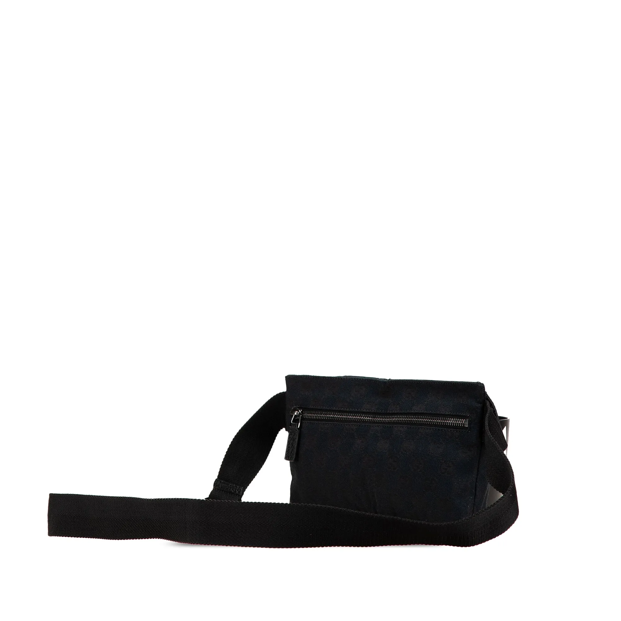 GG Canvas Double Pocket Belt Bag
