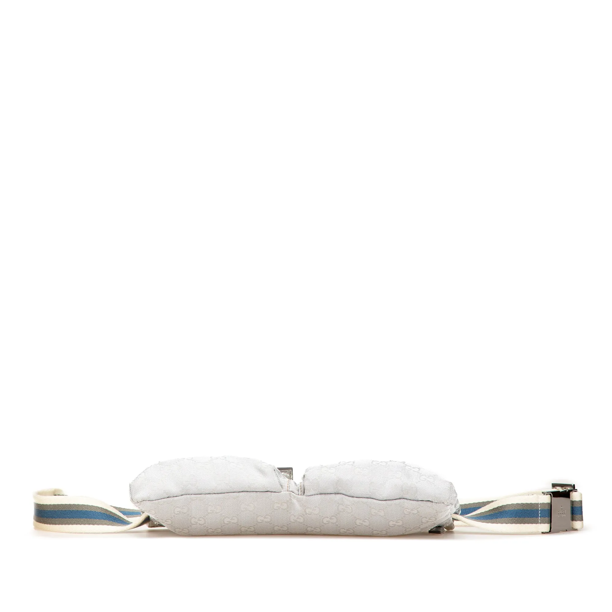 GG Canvas Web Double Pocket Belt Bag