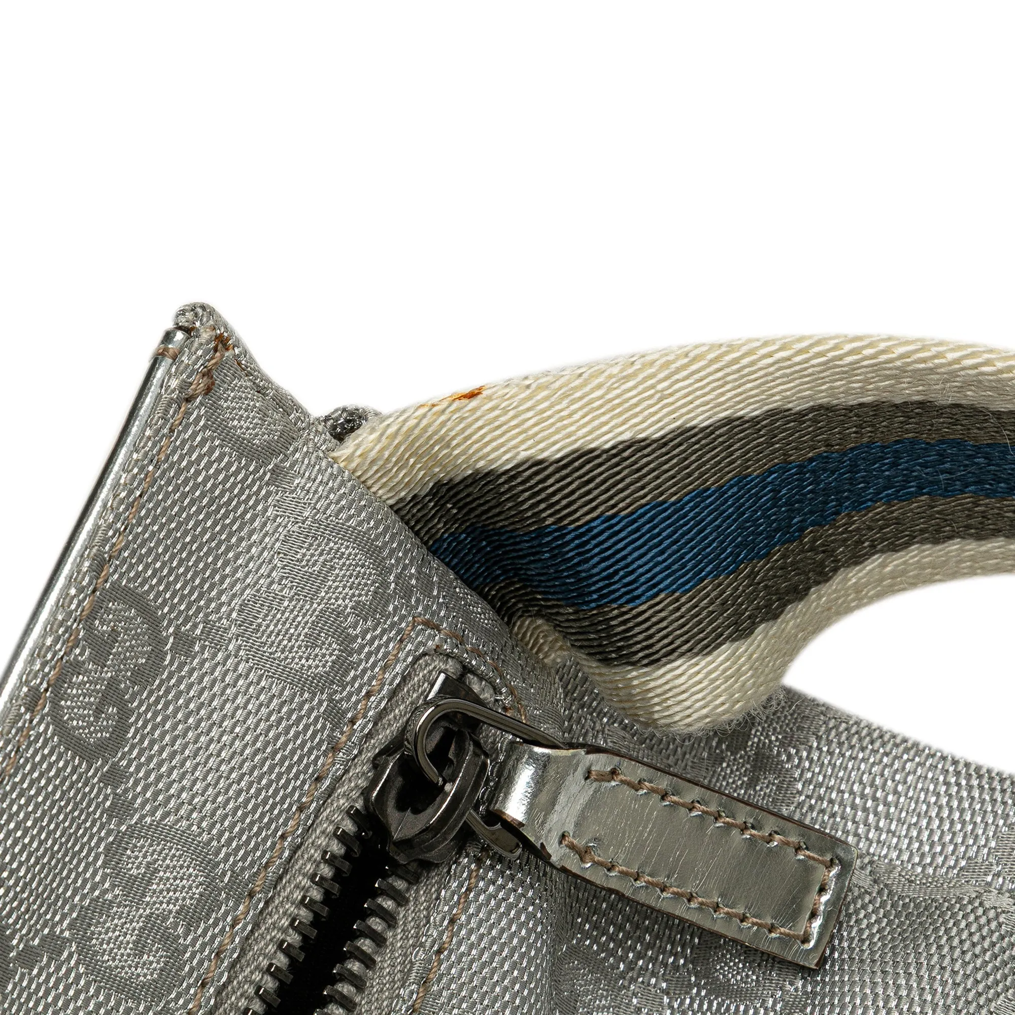 GG Canvas Web Double Pocket Belt Bag