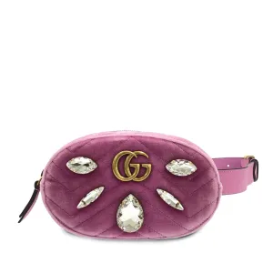 GG Marmont Velvet Belt Bag