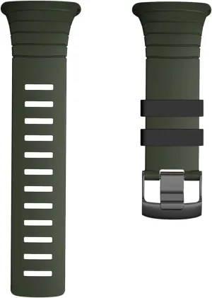 GGZONE RHAIYAN Compatible with Suunto Core Frontier/Classic Soft Silicone Bracelet Replacement Strap Compatible with Suunto Core Smart Watch Band Specific (Color : Army Green)