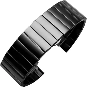 GGZONE RHAIYAN Watch Accessories Bracelet Compatible with Diesel SevenFriday Series Watch Band Solid Stainless Steel Watch Strap 24 26 28 30mm Black Belt Specific (Color : Black-(1), Size : 26mm)