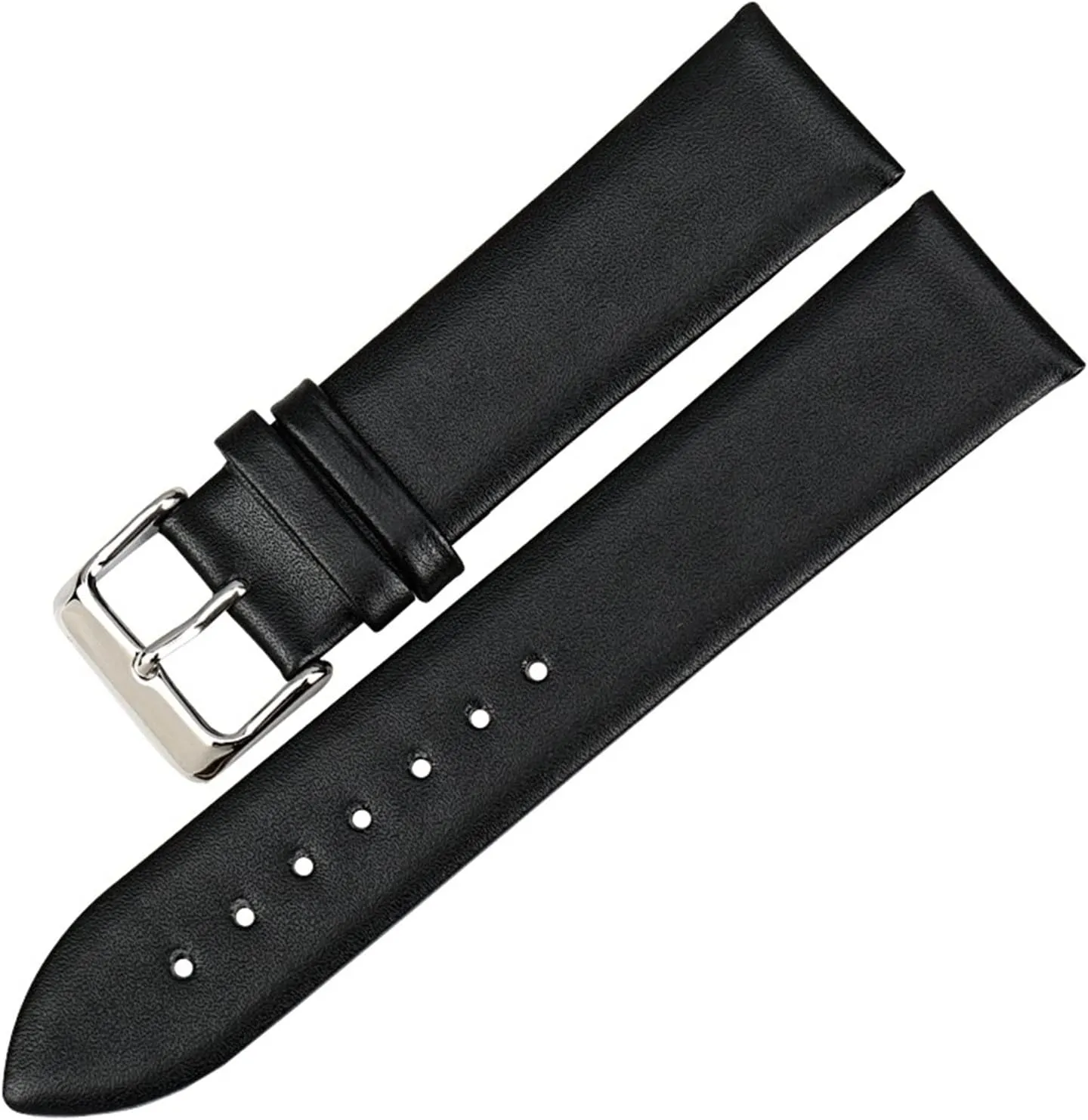 GGZONE RHAIYAN Watch Accessories Genuine Leather Watch Band 18mm 19mm 20mm 22mm Watchband Compatible with DW Daniel Wellington Watch Strap Specific (Color : Black, Size : 13mm)