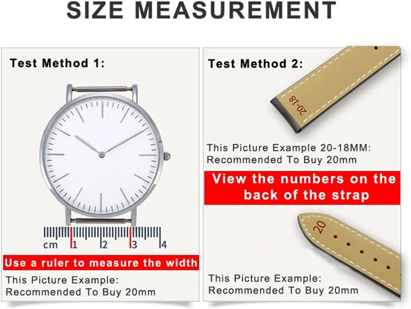 GGZONE RHAIYAN Watch Strap Brown with Rose Gold Clasp Watchband 14mm 18mm 20mm Compatible with DW Daniel Wellington Watch Band Specific (Color : Black Crocodile-Gold, Size : 18mm)