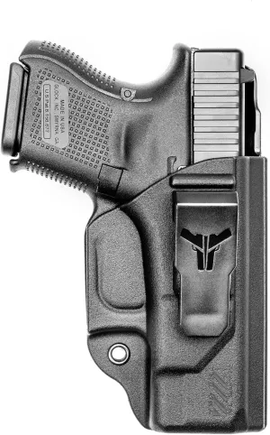 Glock 26 IWB Holster - USA Made - Fits Glock 26 (Gen 3, 4, 5) 27, 33 (Gen 3, 4) - Inside Waistband Concealed Carry (Right Hand) - Klipt IWB Holster by Blade-Tech Holsters