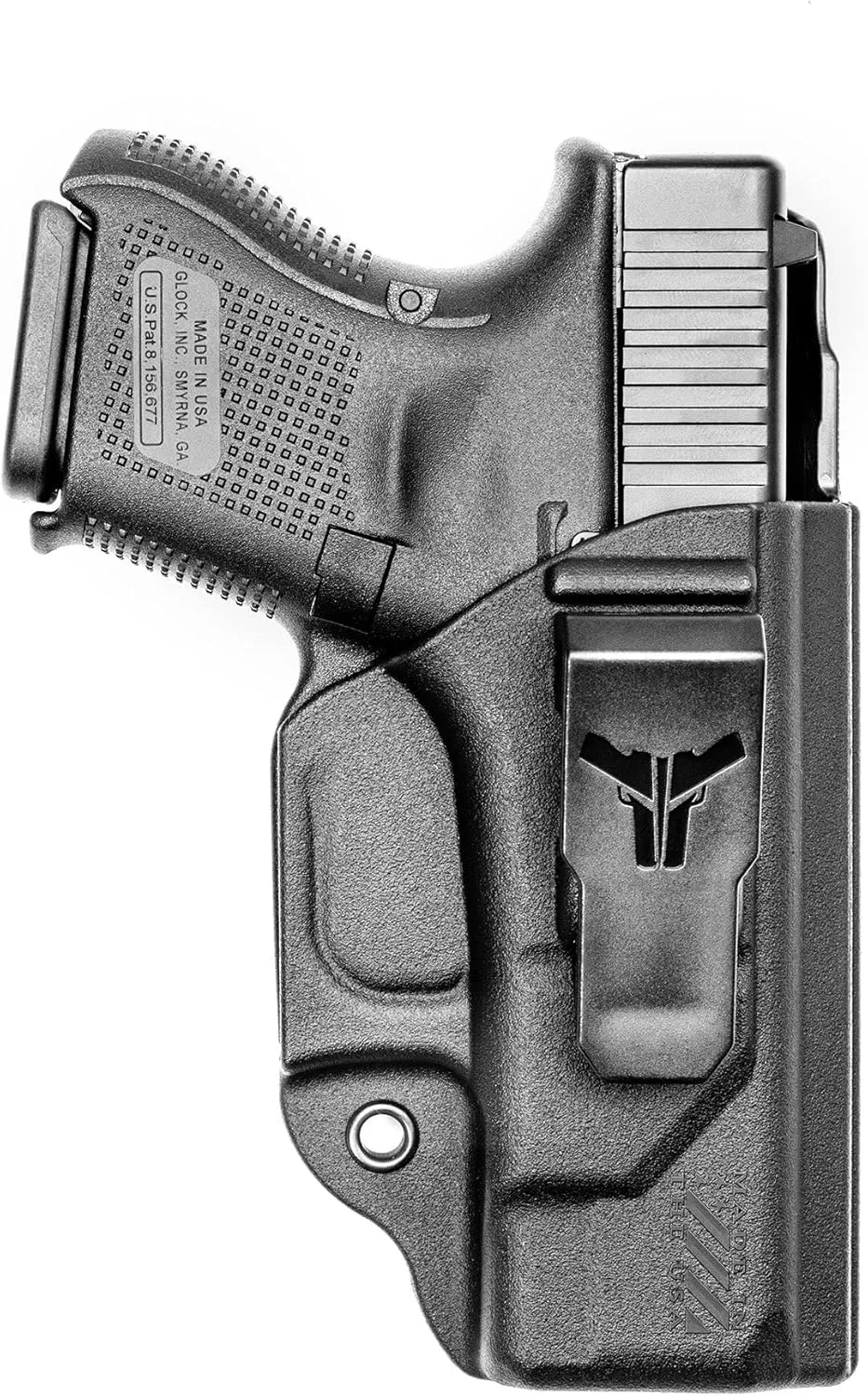 Glock 26 IWB Holster - USA Made - Fits Glock 26 (Gen 3, 4, 5) 27, 33 (Gen 3, 4) - Inside Waistband Concealed Carry (Right Hand) - Klipt IWB Holster by Blade-Tech Holsters