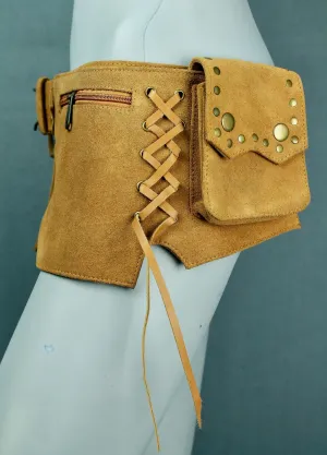 Goa Belt Bag - Coffee Suede