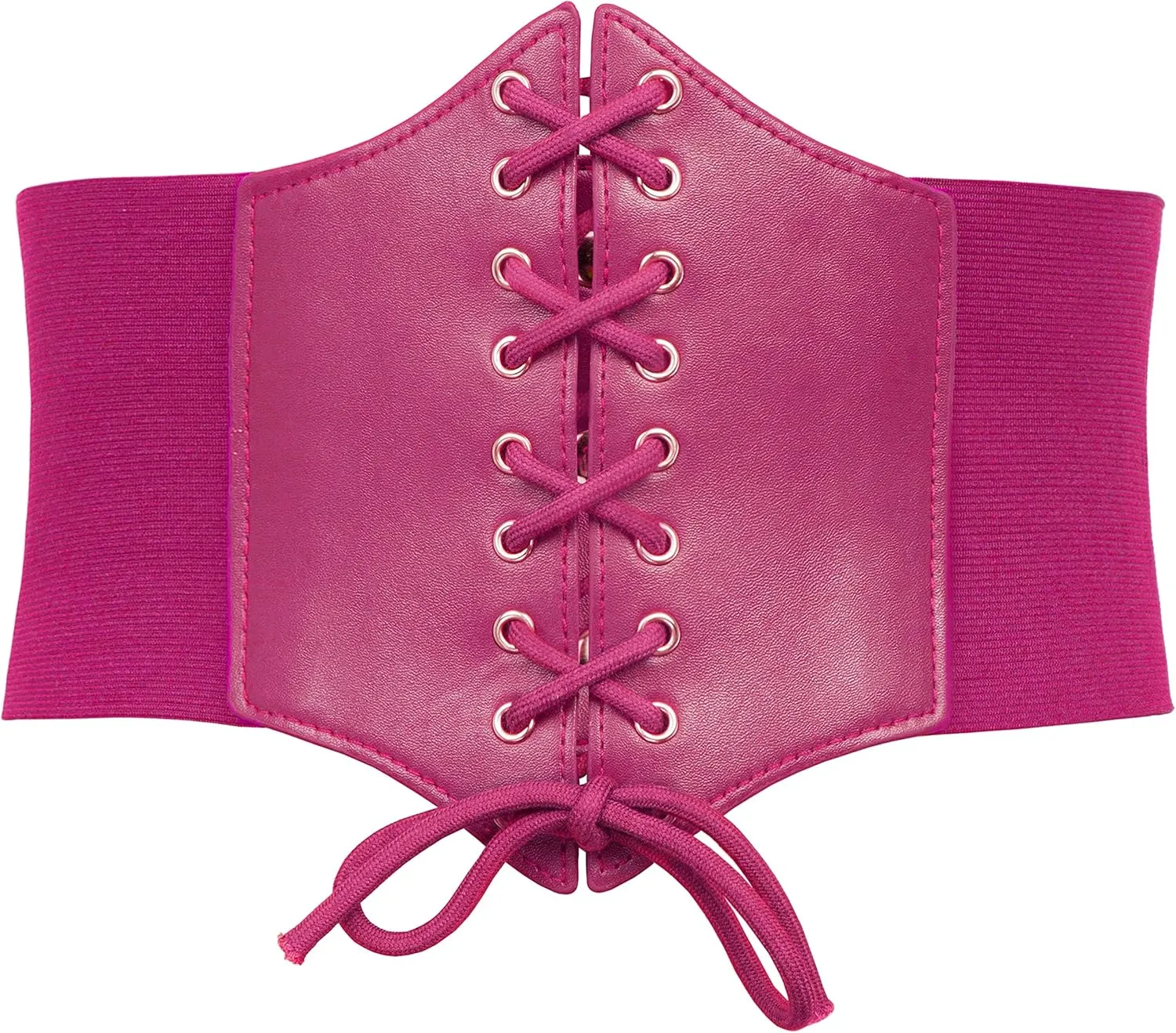 GRACE KARIN Lace-up Cinch Belt Tied Corset Elastic Waist Belt 2 Piece