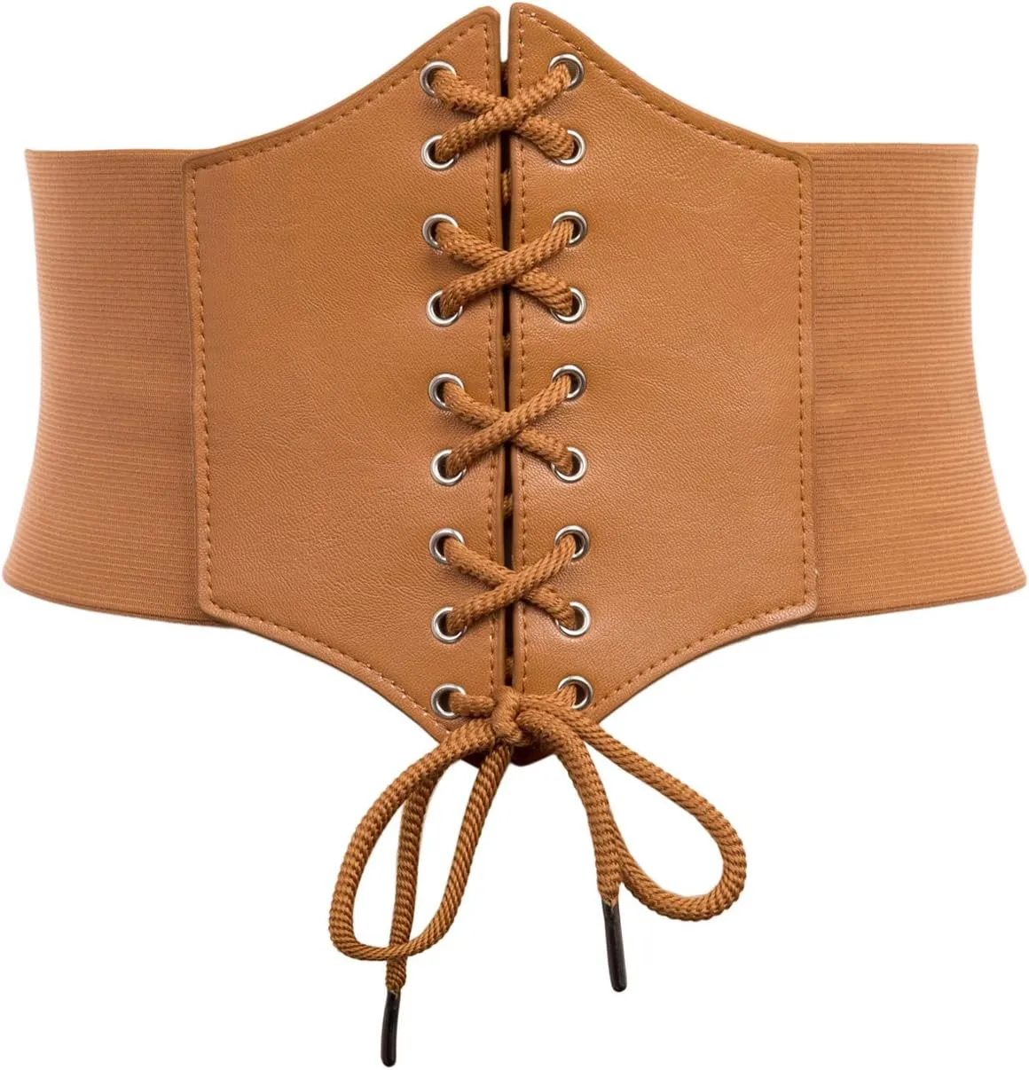 GRACE KARIN Lace-up Cinch Belt Tied Corset Elastic Waist Belt