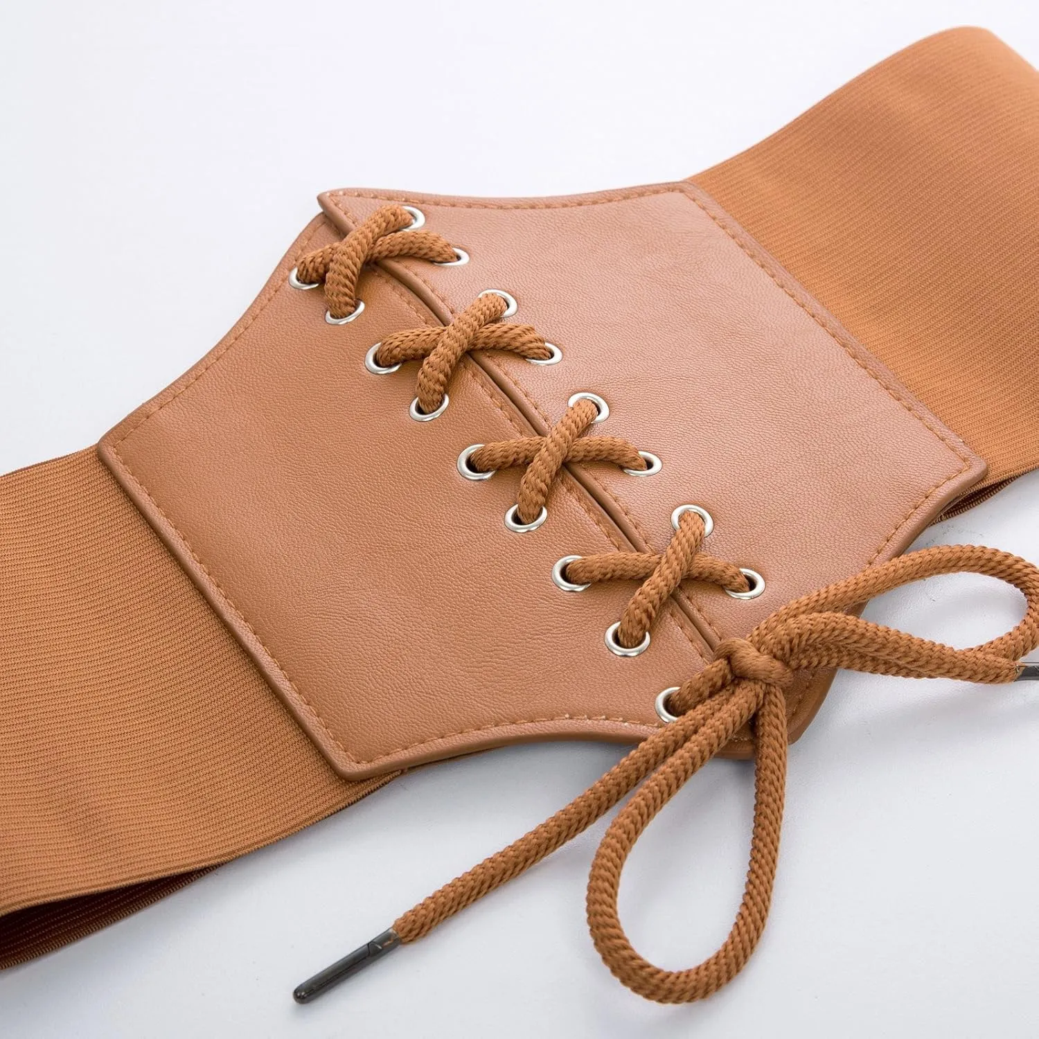 GRACE KARIN Lace-up Cinch Belt Tied Corset Elastic Waist Belt