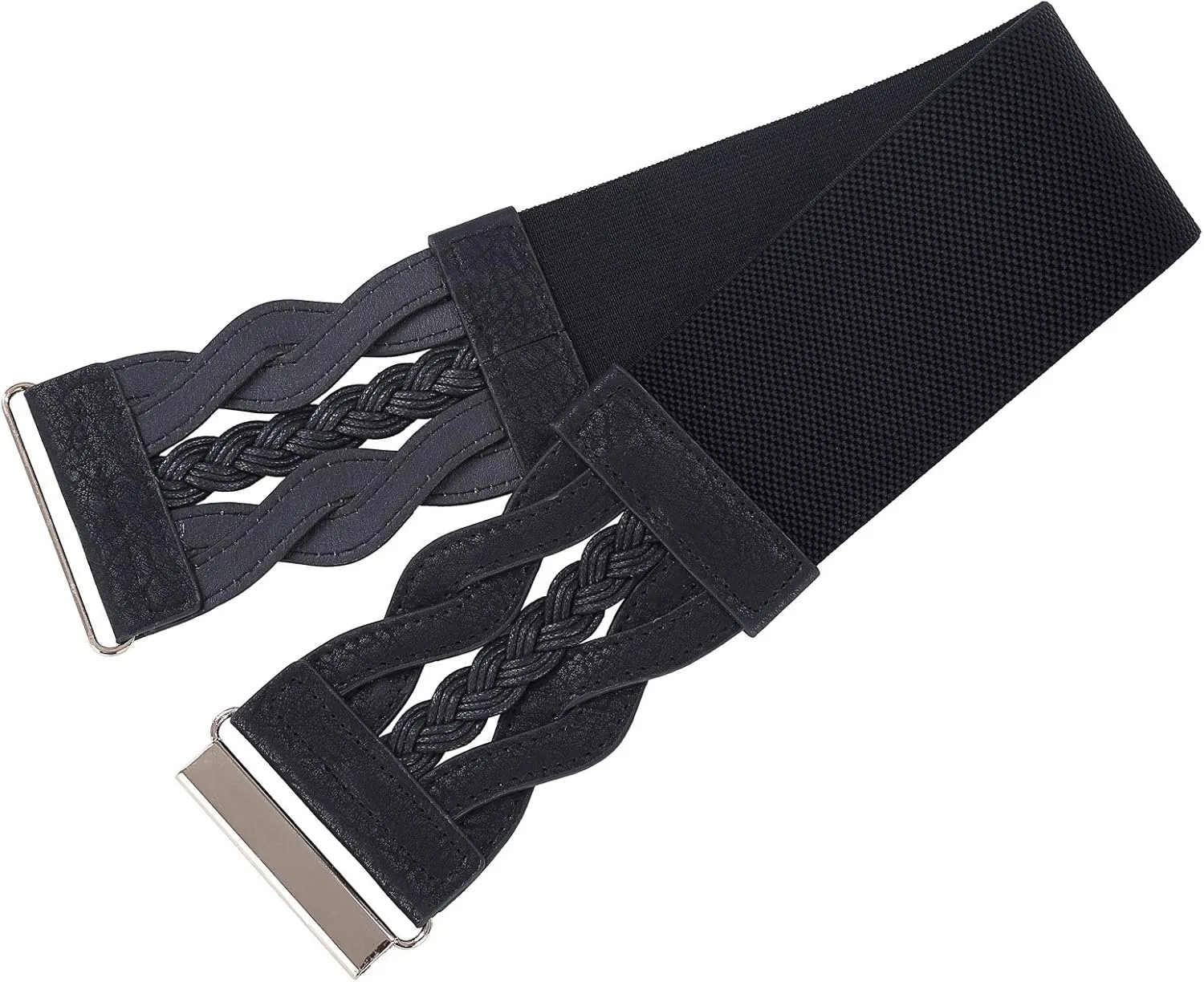 GRACE KARIN Women's Elastic Wide Belts Vintage Stretchy Belt Retro Fashion Cinch Belts for Dresses