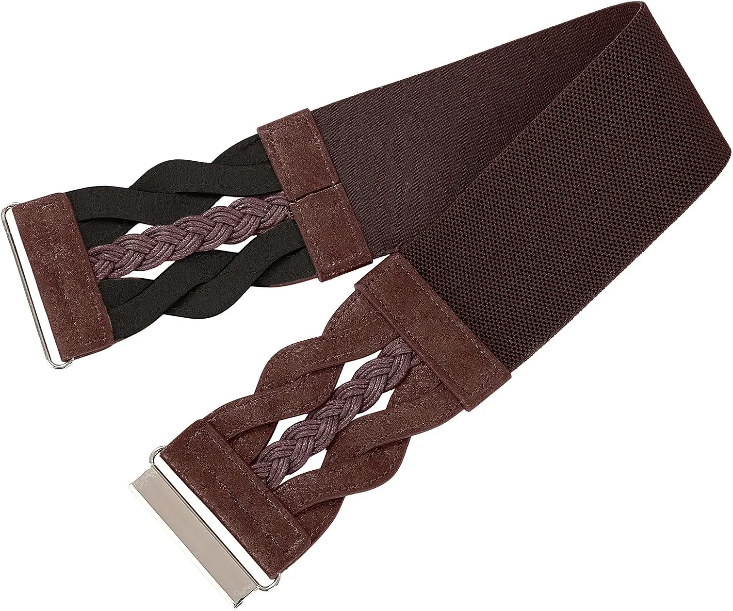 GRACE KARIN Women's Elastic Wide Belts Vintage Stretchy Belt Retro Fashion Cinch Belts for Dresses