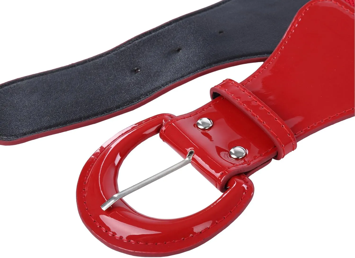 GRACE KARIN Women's Wide Stretchy Cinch Belt 3 Inch Vintage Chunky Buckle Belts S-XXXXL