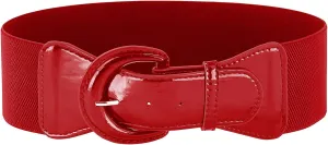GRACE KARIN Women's Wide Stretchy Cinch Belt 3 Inch Vintage Chunky Buckle Belts S-XXXXL