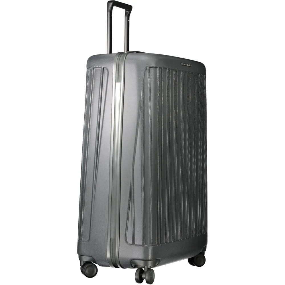 Gray Polycarbonate Men Luggage