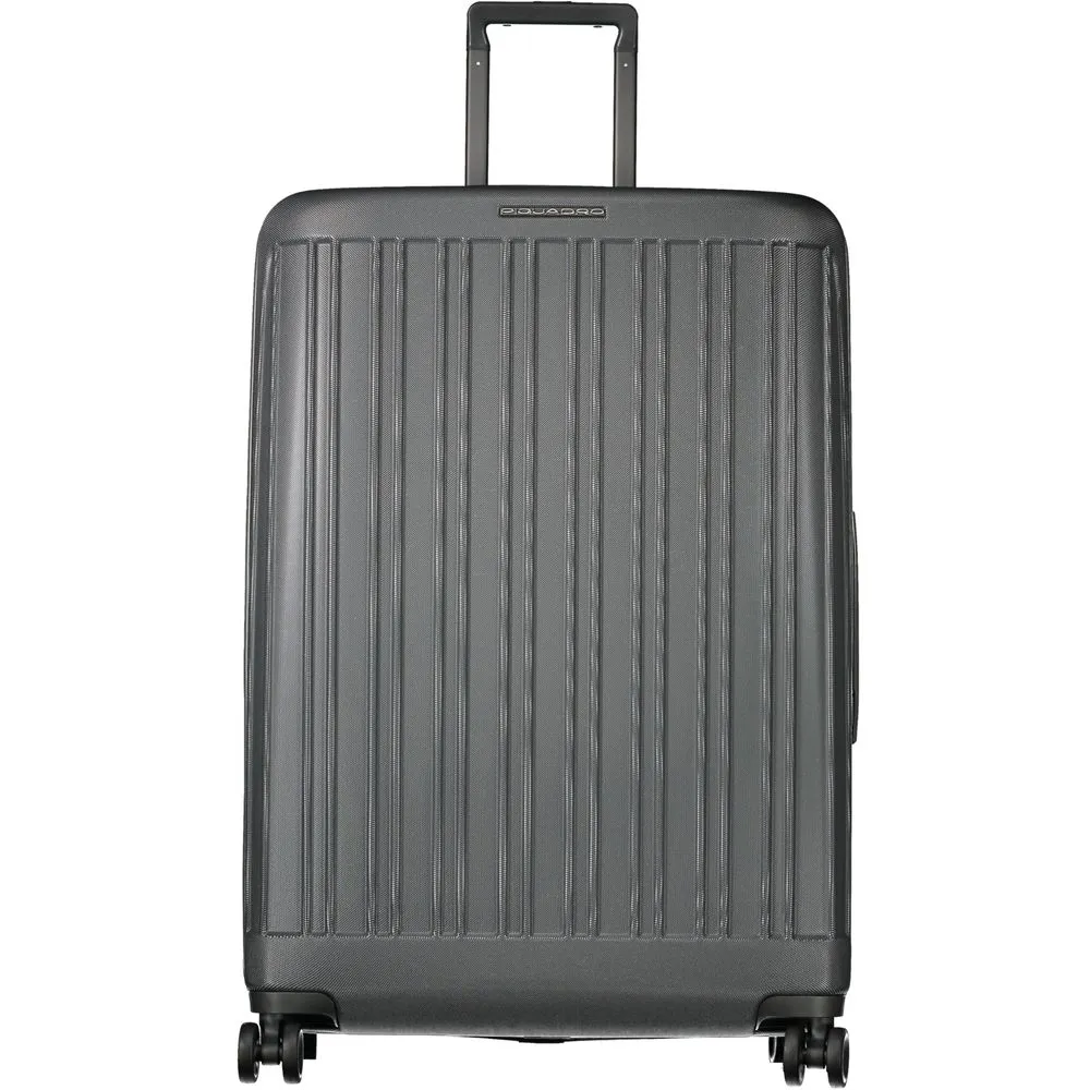 Gray Polycarbonate Men Luggage
