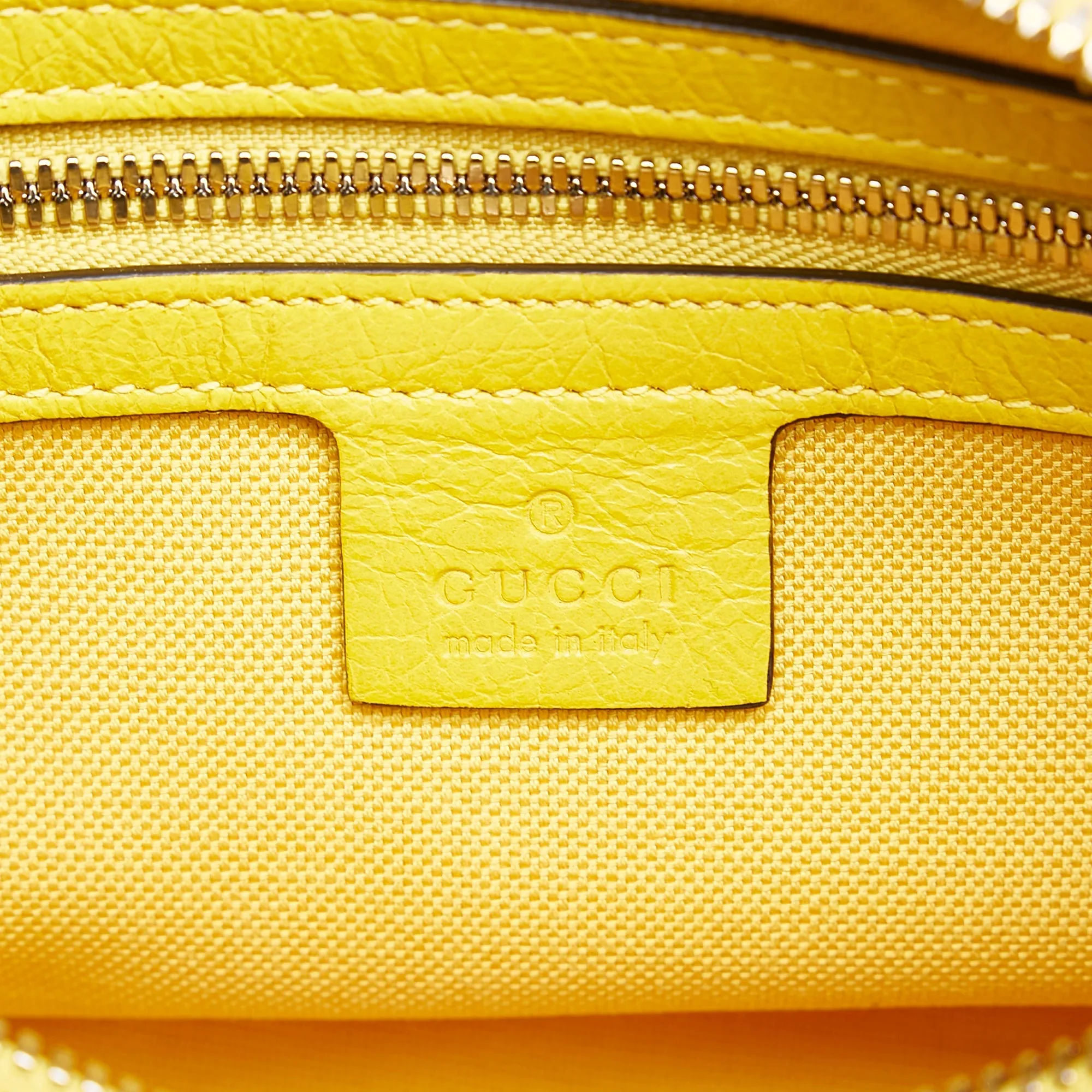 Gucci Interlocking G Morpheus Belt Bag Yellow
