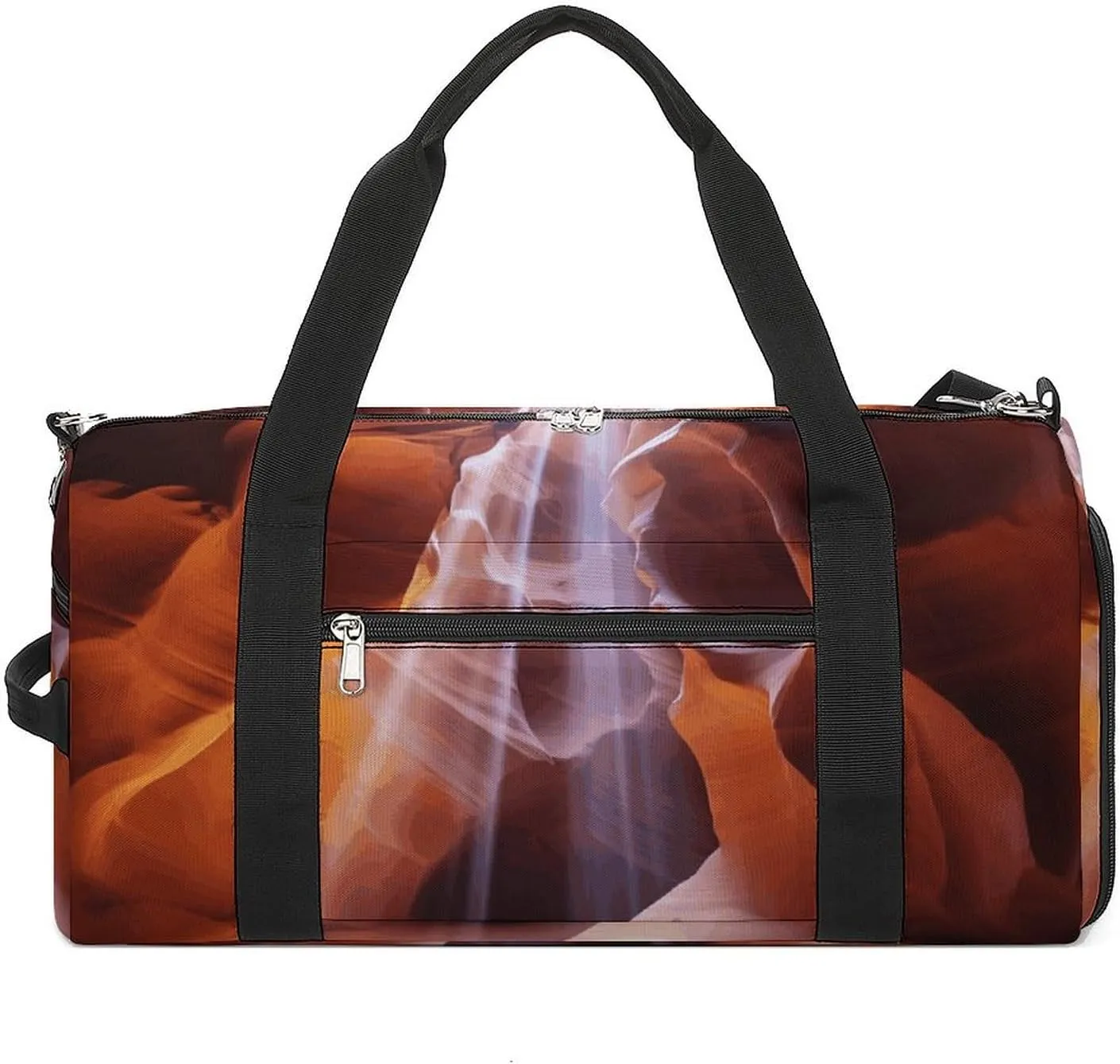 Gym Bag Antelope Canyon Duffel Bag for Men Women Travel Overnight Bag with Shoe Compartment Workout Bags